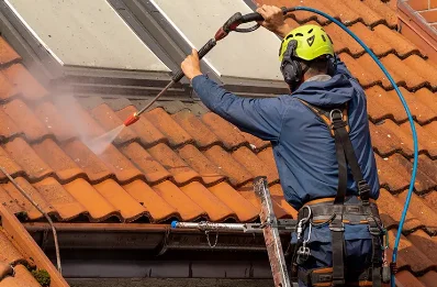 Démoussage et hydrofuge de toiture à Penguily